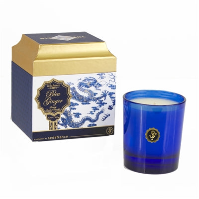 Bleu Ginger Bleu et Blanc Boxed Candle