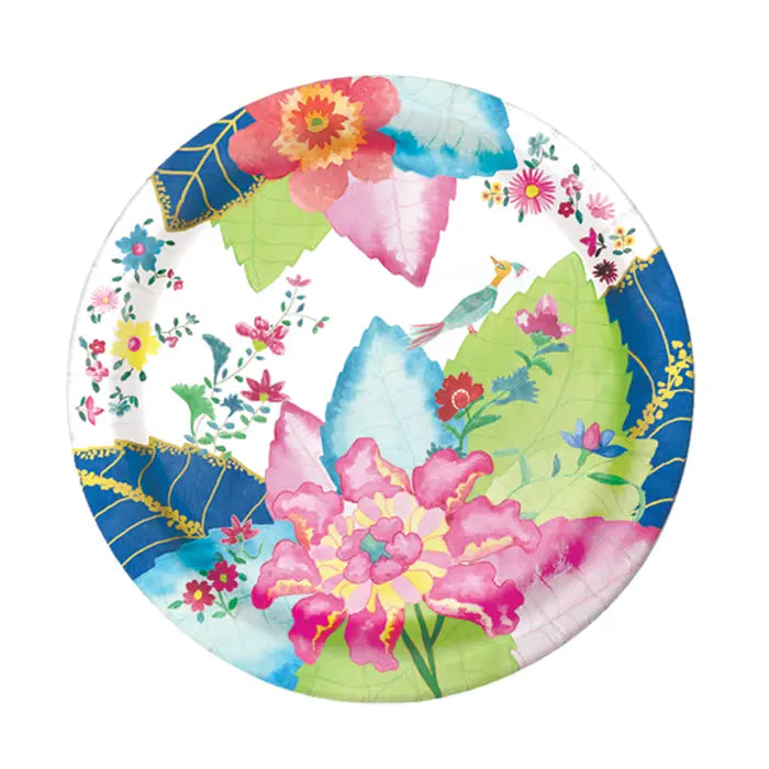 Tobacco Leaf Heavy Duty Dinner Plates
