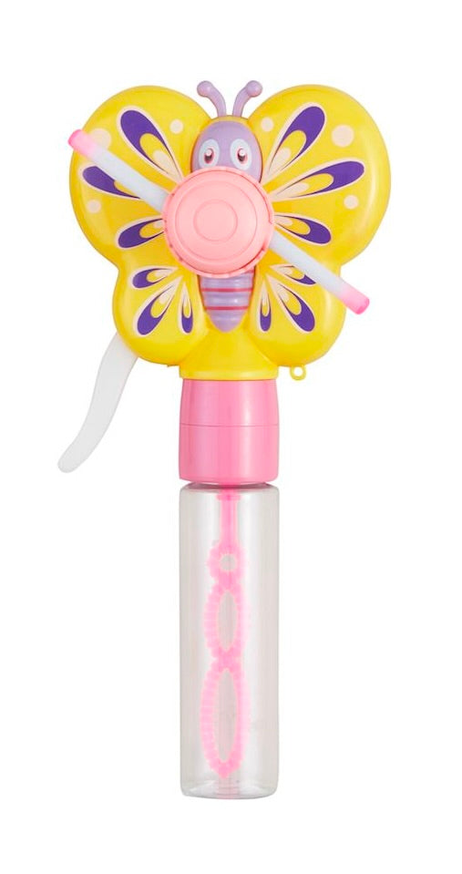 Light-Up Butterfly Bubble Fans