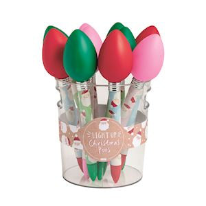 Christmas Bulb Light-Up Pen