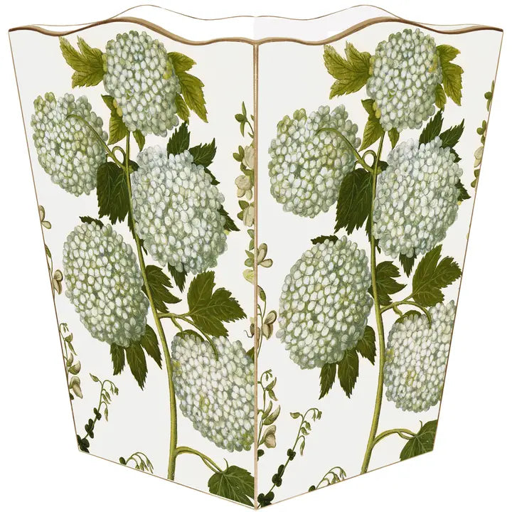Waste Basket - Hydrangea