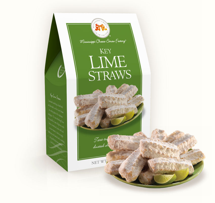 Medium Key Lime Straws
