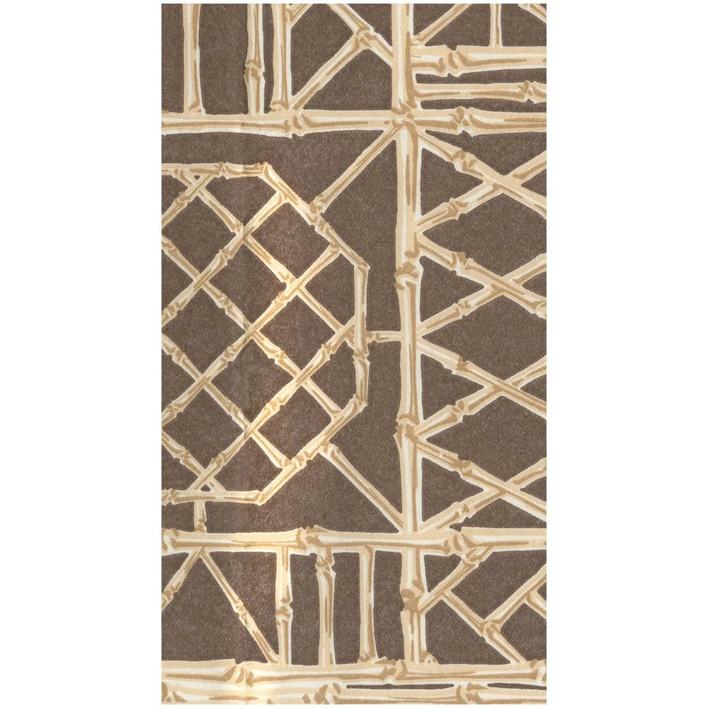 Bamboo Screen Chestnut - Paper Linen Napkins
