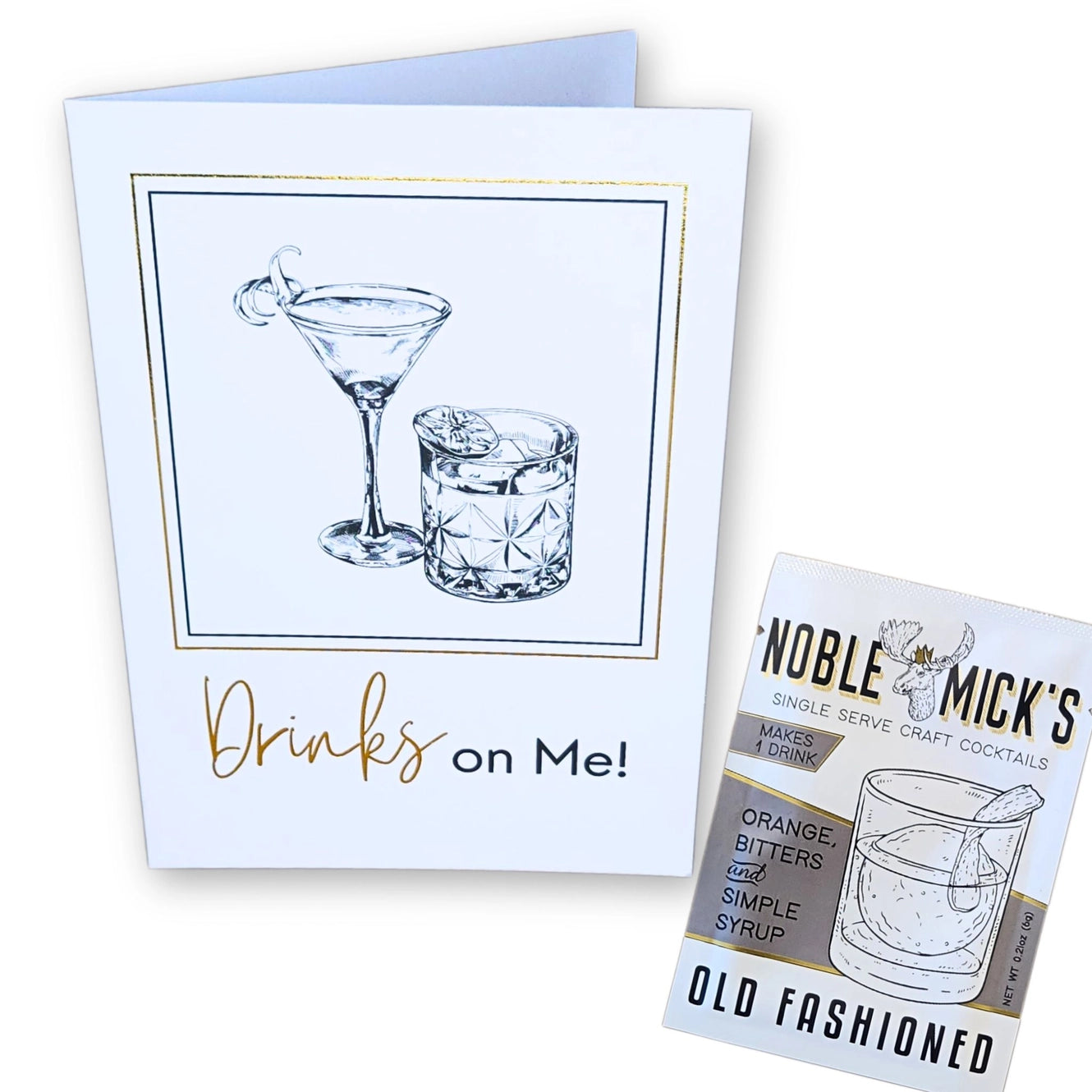 Drinks On Me Cards and Cocktails