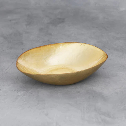 New Orleans Small Oval Bowl Gold