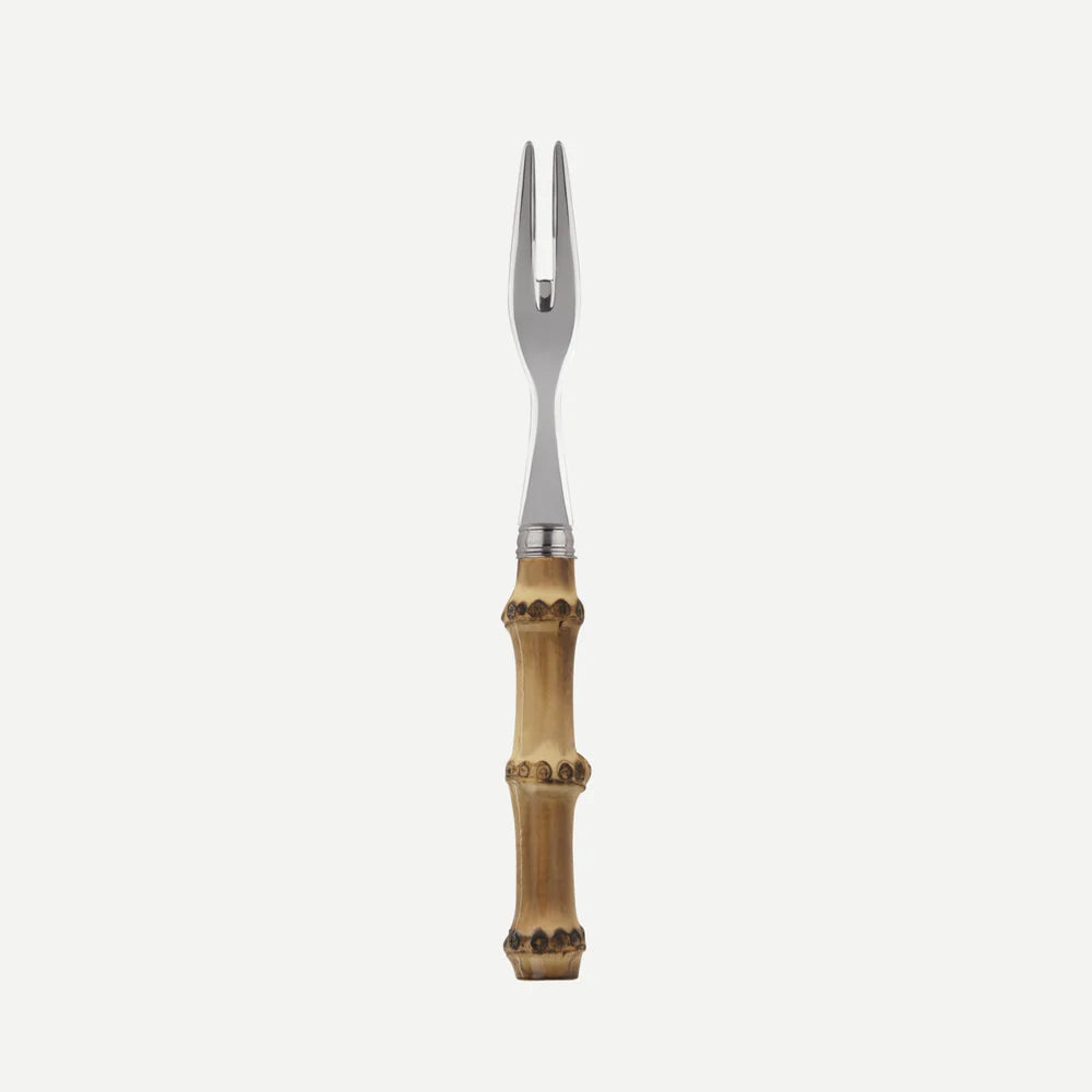 Light Bamboo Cocktail Fork
