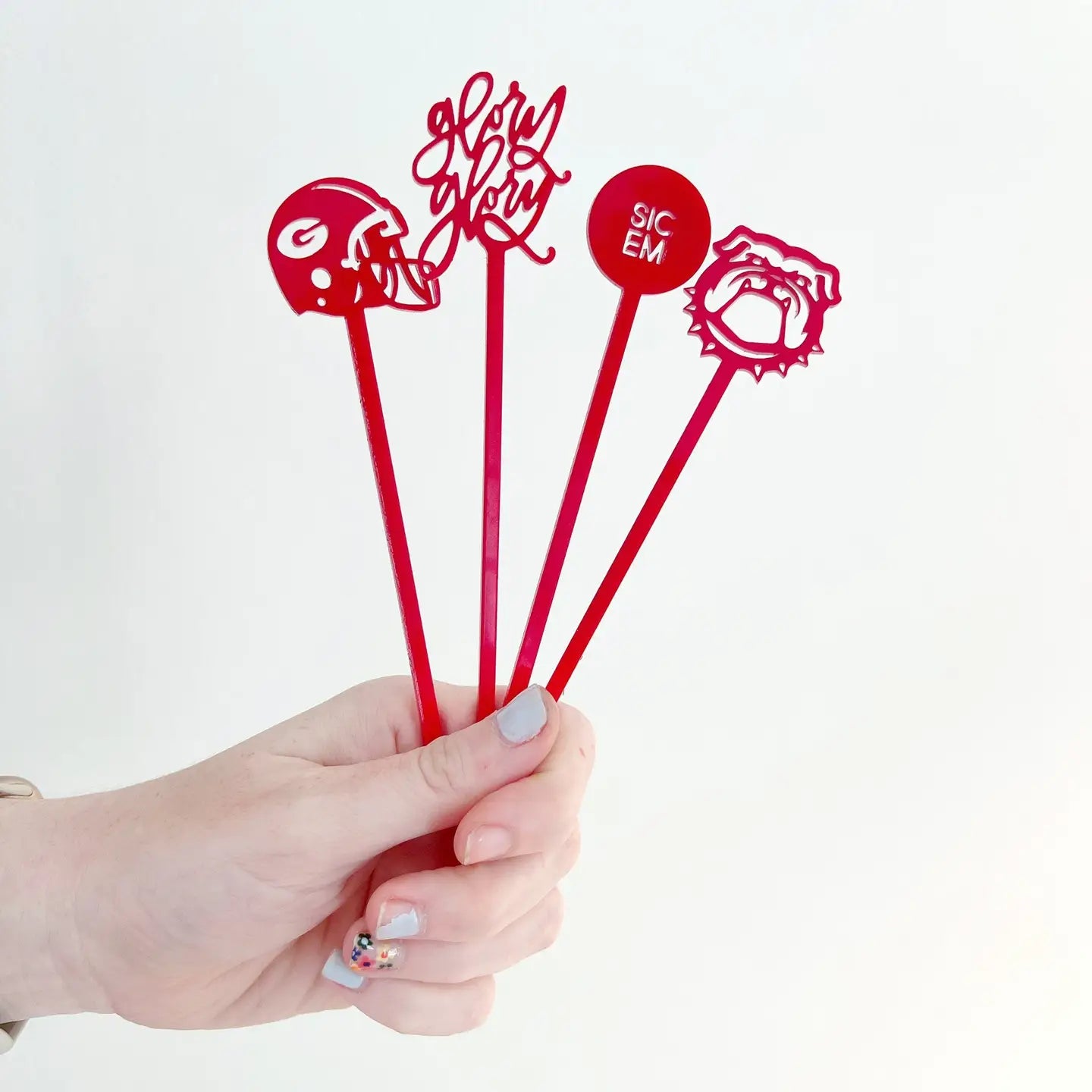 Georgia Bulldogs Stir Stick Set