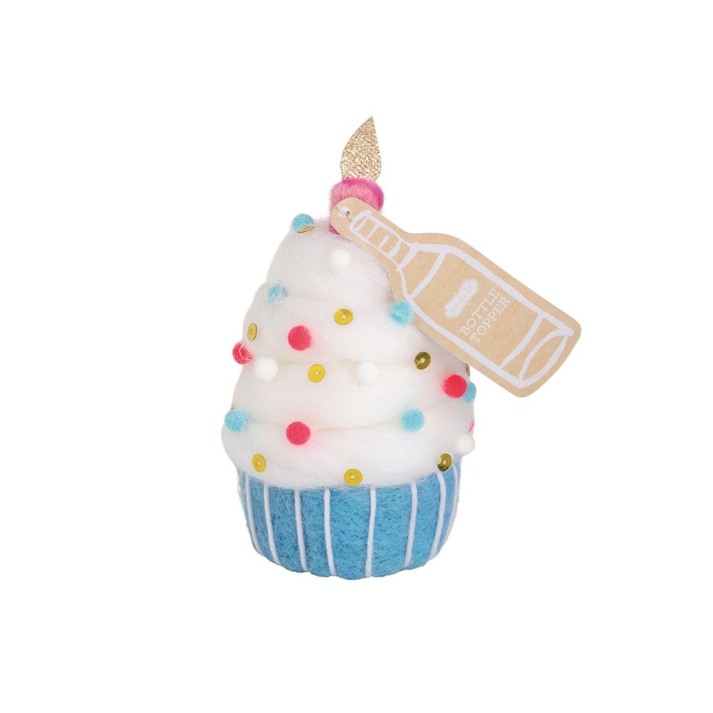 Cupcake Birthday Bottle Topper