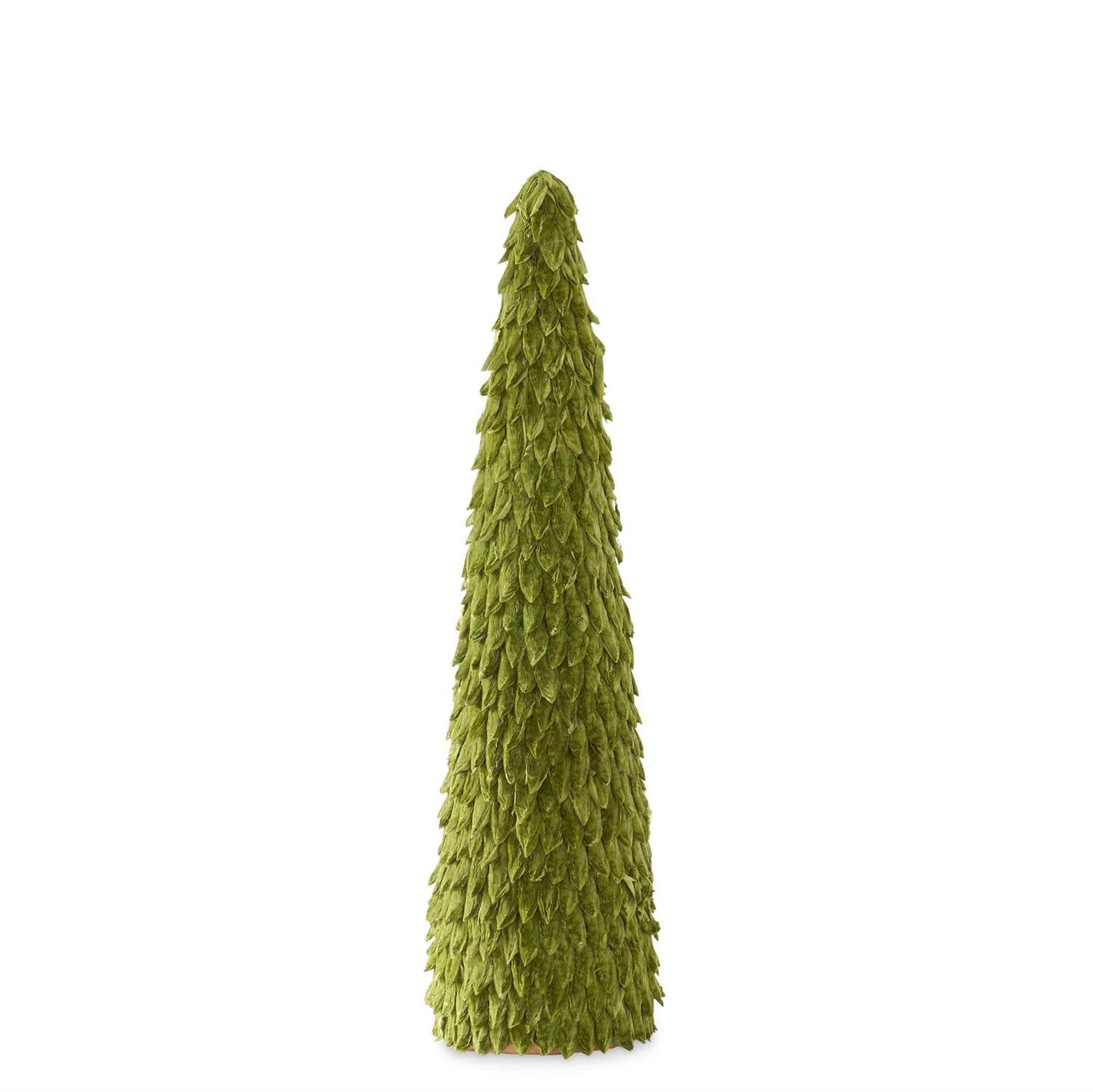 Dark Green Petal Leaf Cone Trees (3 Sizes)