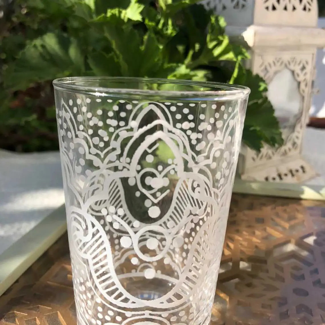White Tea Glasses S/6
