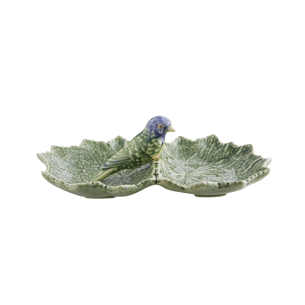 Double Leaf w Blue Bird Cineraria