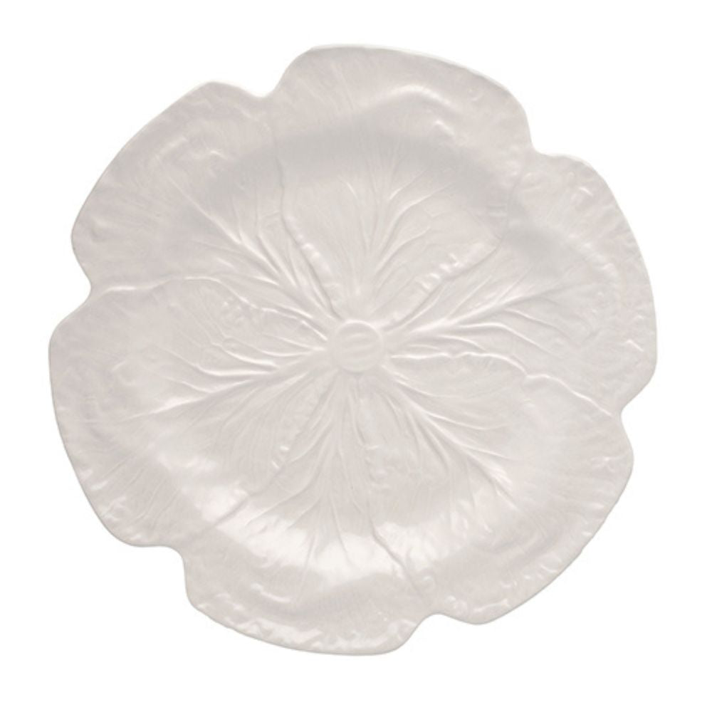 Cabbage Charger Plate - Cream