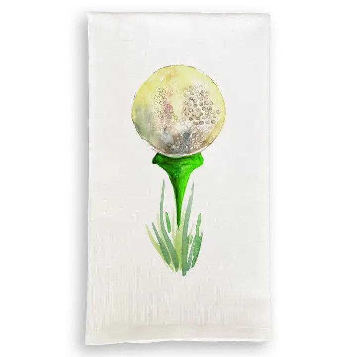 Golf Tee Kitchen Towel