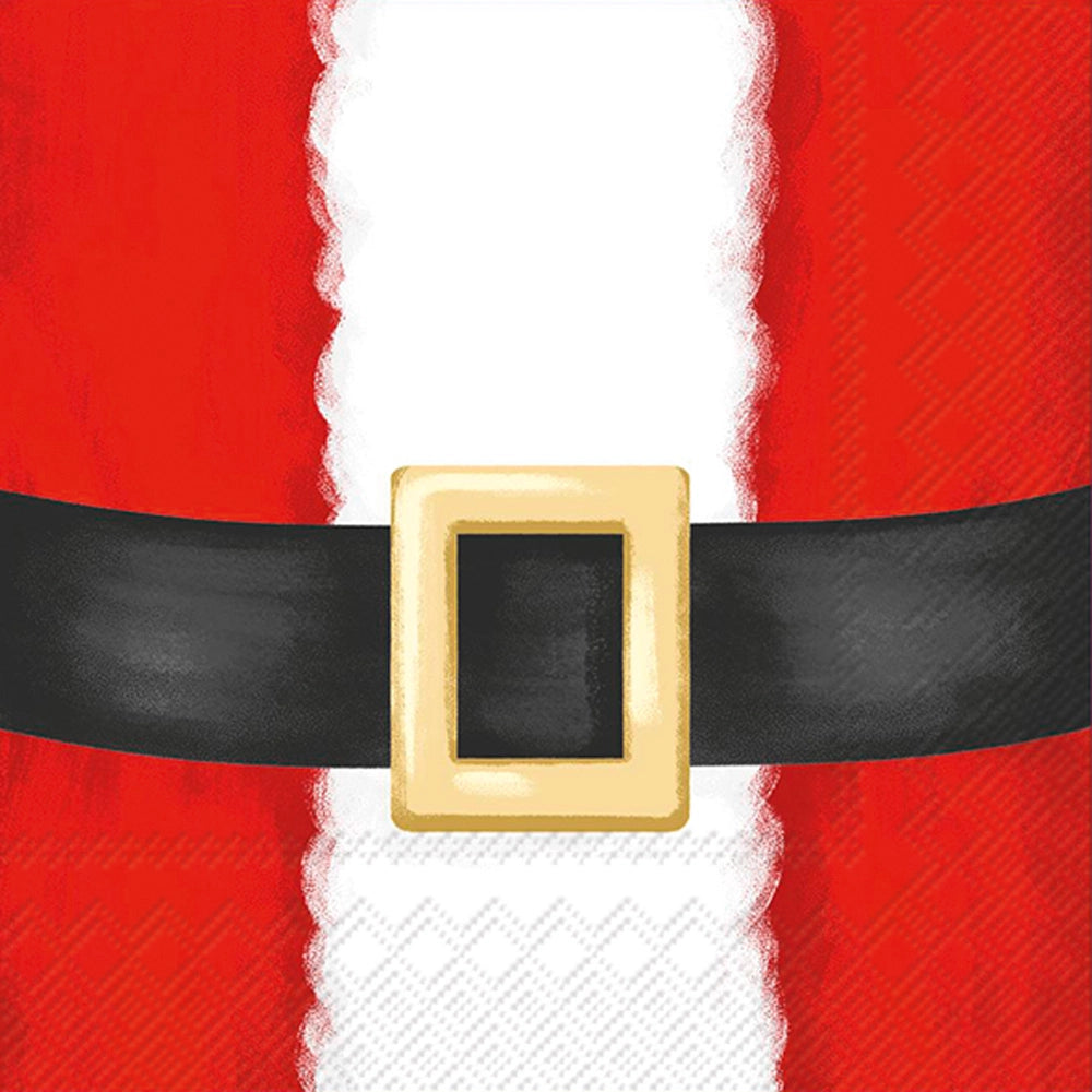 Santa Suit Christmas Paper Cocktail Napkins