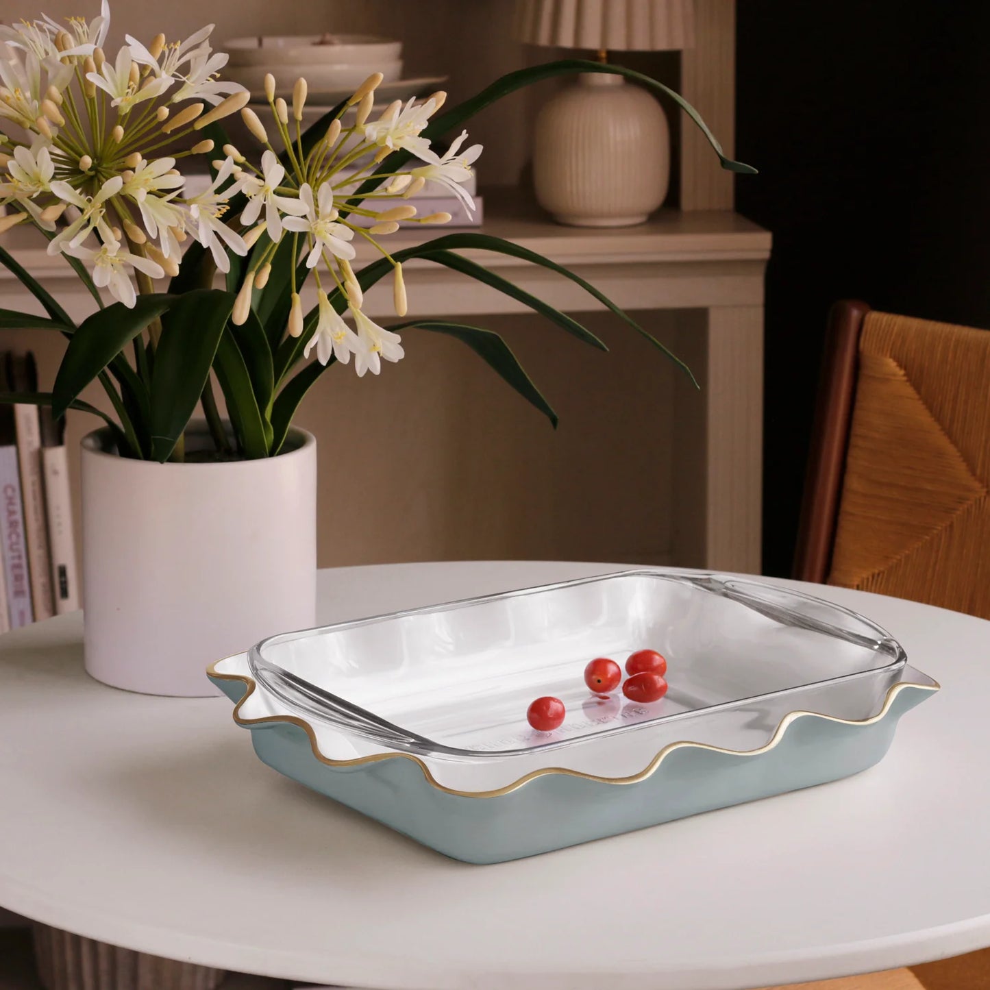 Encanto Carola Rectangle Casserole Slate
