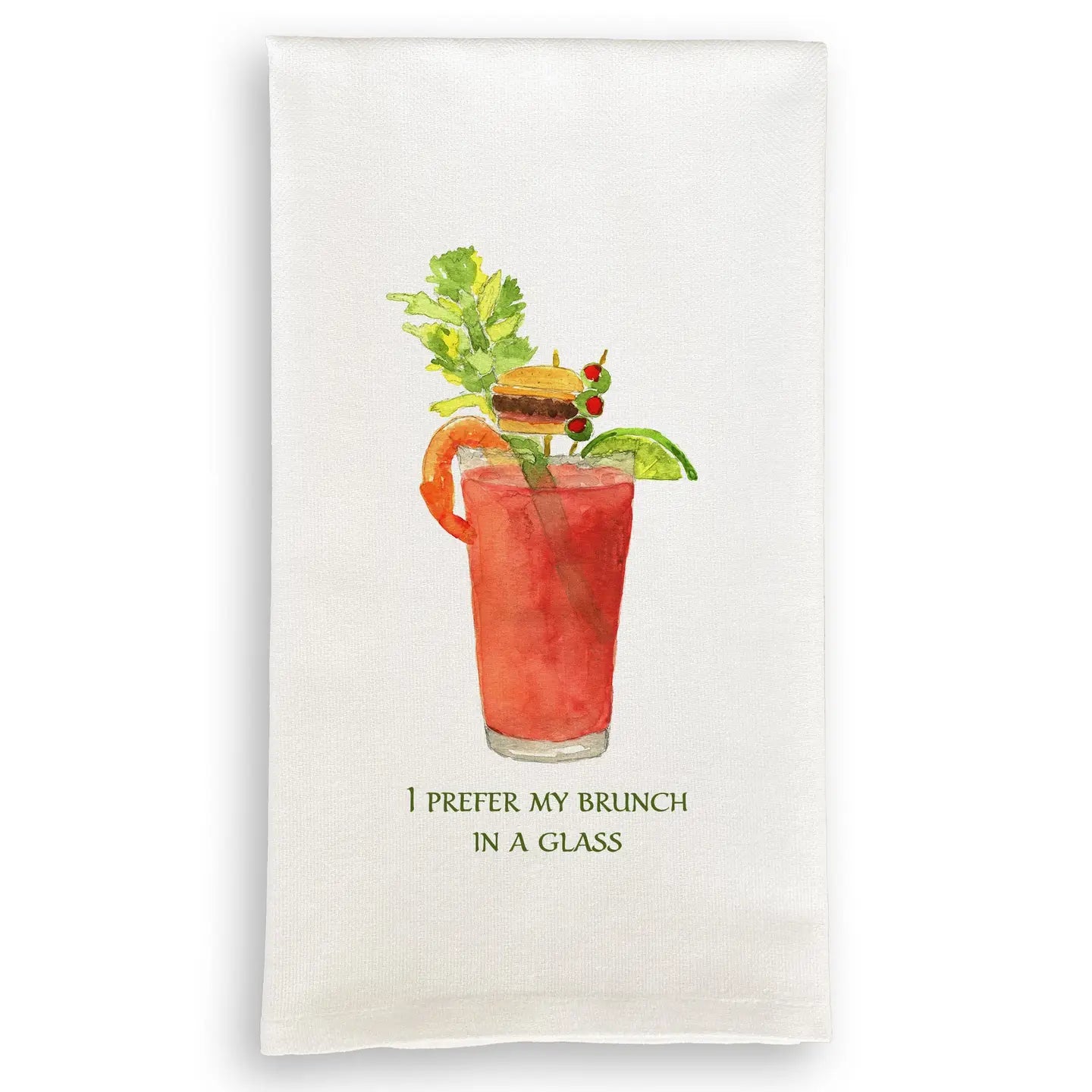 Brunch in A Glass Kitchen Towel