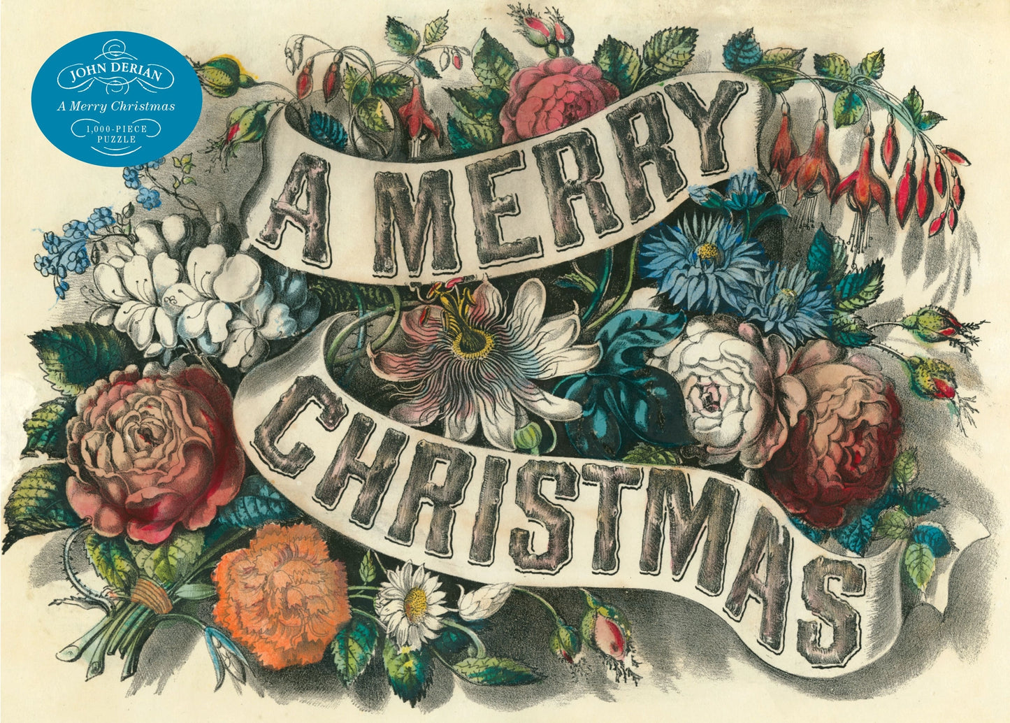 John Derian Paper Goods: Merry Christmas Puzzle