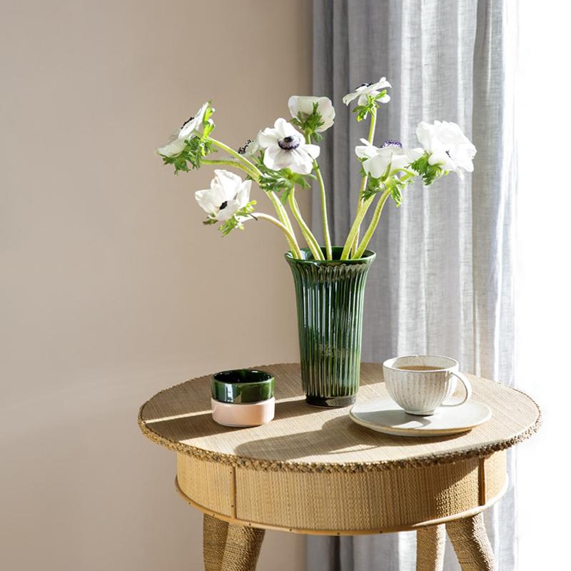Bergs Potter Daisy Vase, Emerald Green
