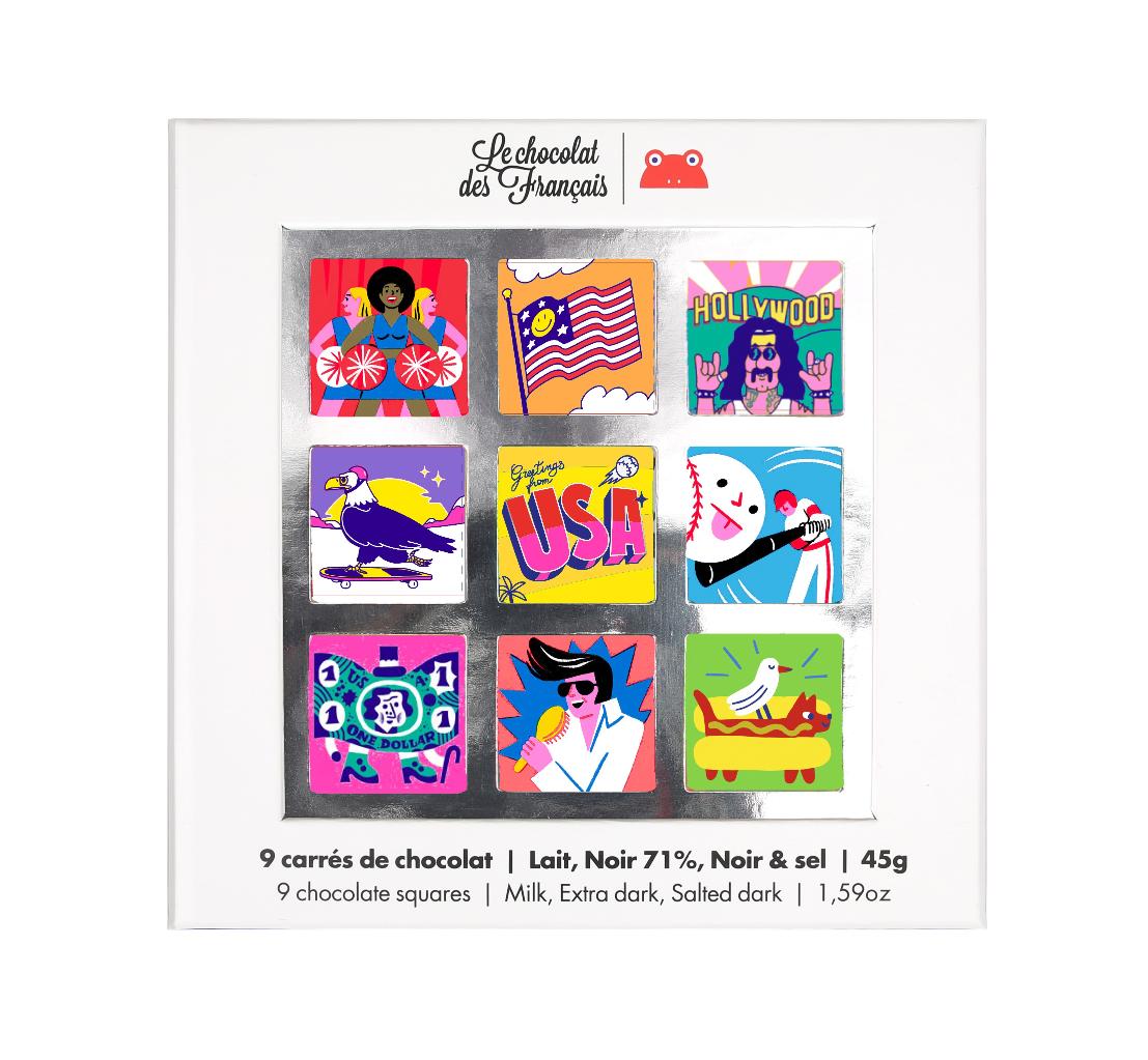 USA Chocolate Squares Box Set
