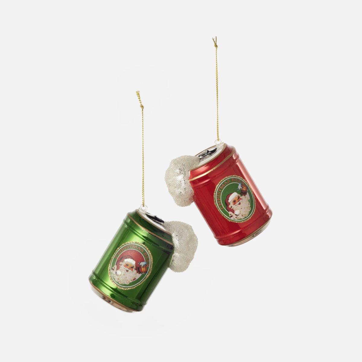 Santa Beer Ornament