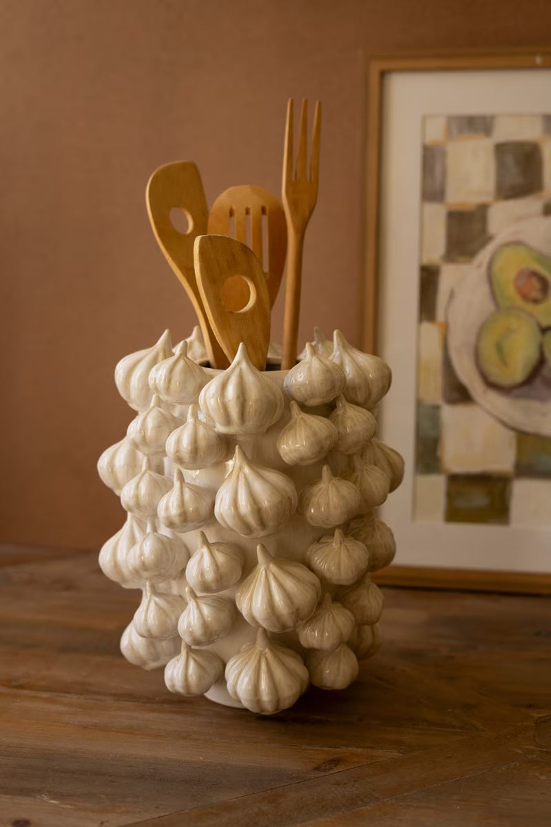Ceramic Produce Garlic Vase