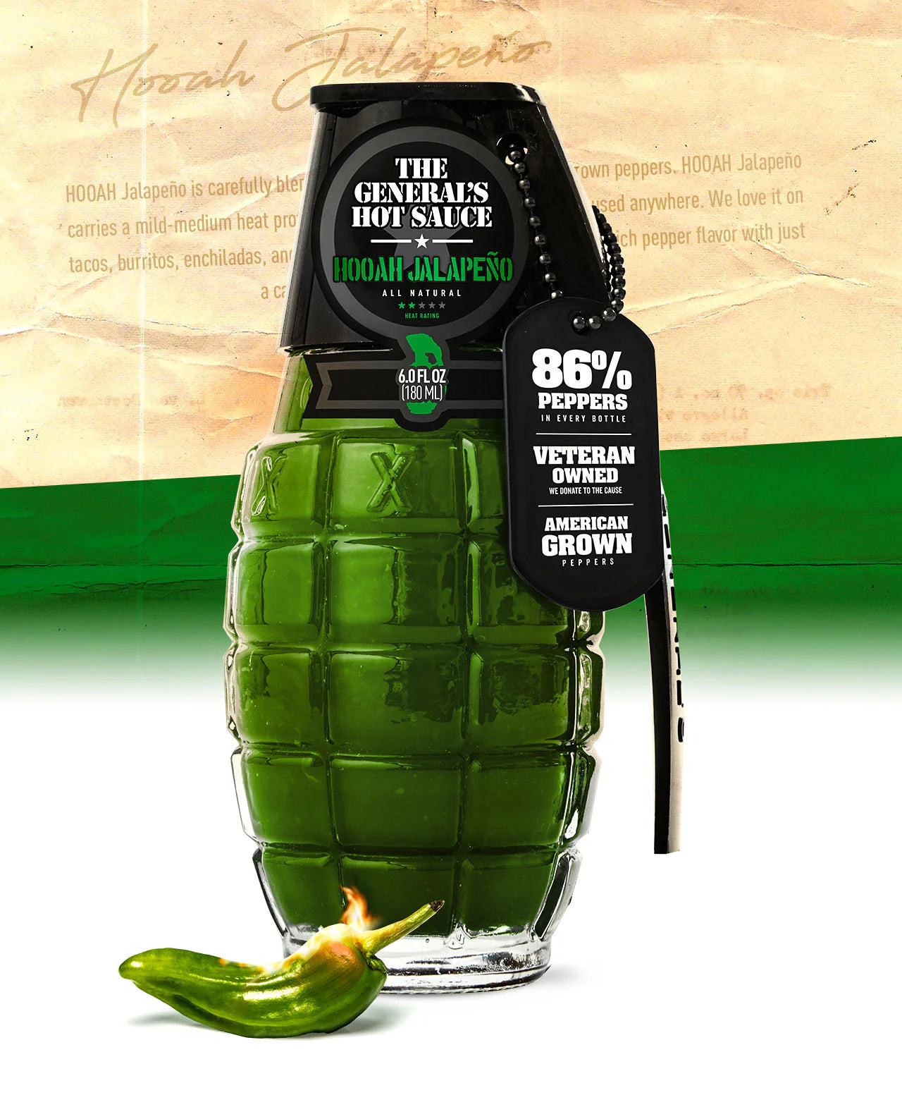 Hooah Jalapeño Hot Sauce