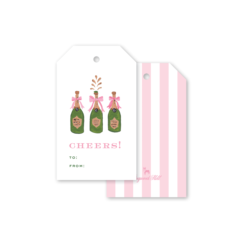Champagne Cheers Gift Tags