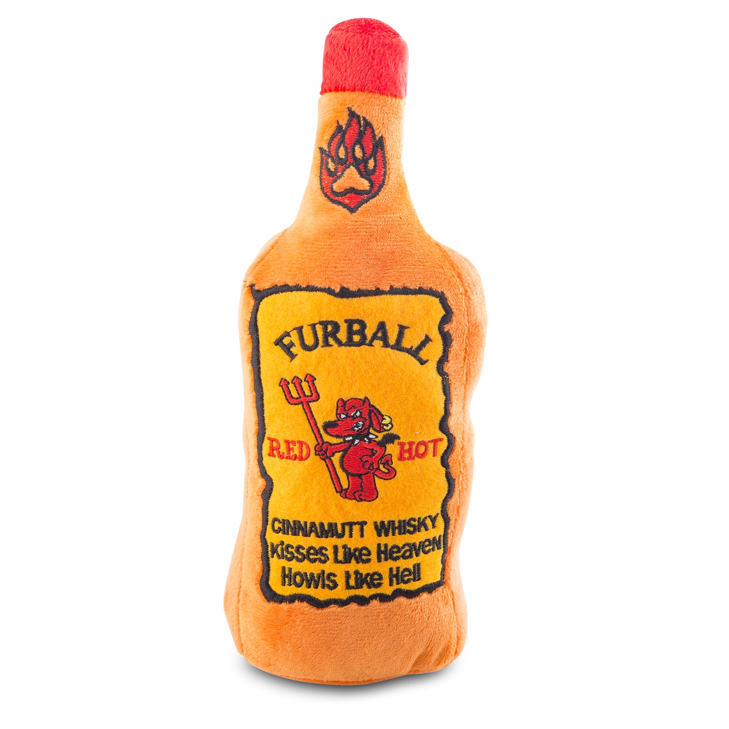 Furball Cinnamutt Whisky Bottle Toy