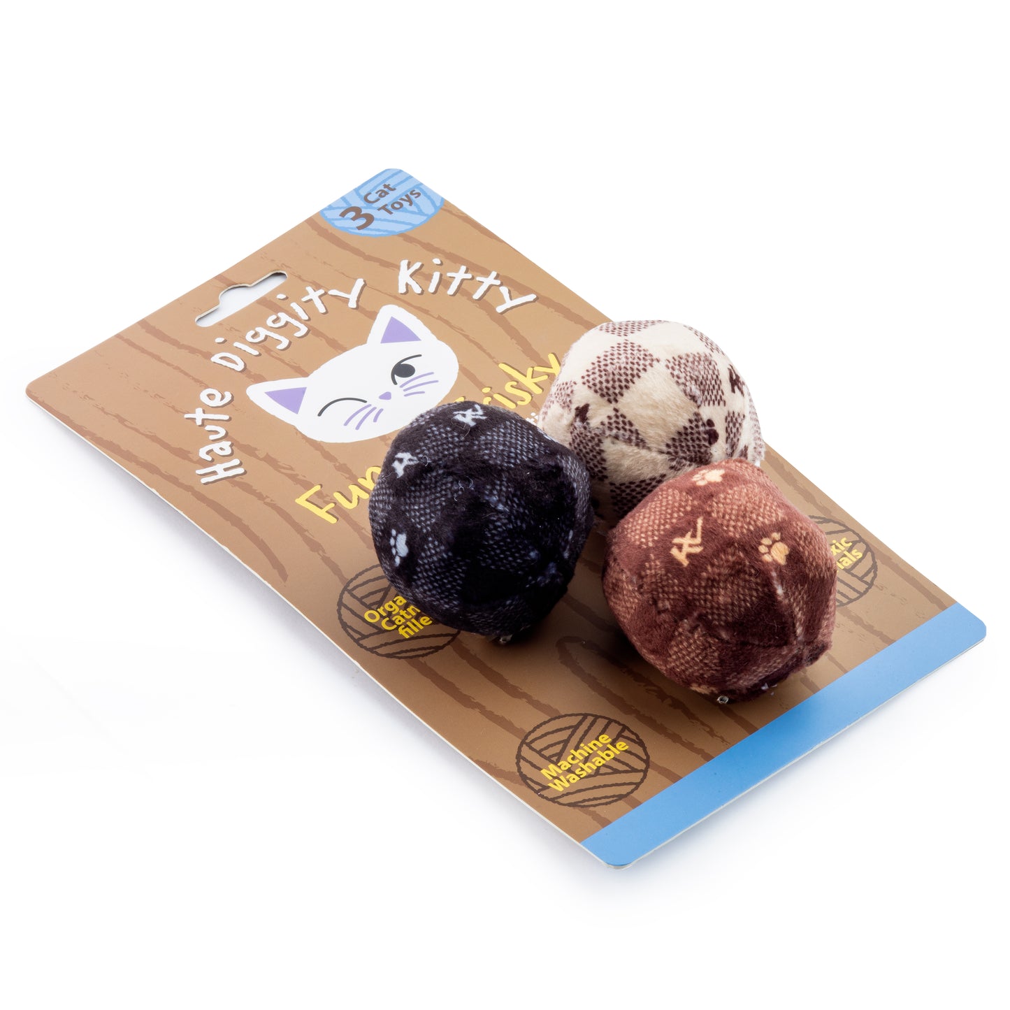 KV Balls (Checker) Catnip Toys