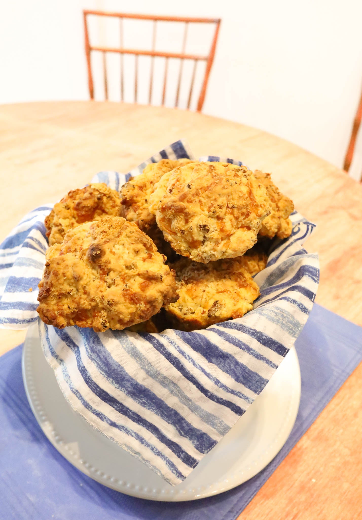 Sausage and Cheese Muffins - Sweet Kaki's