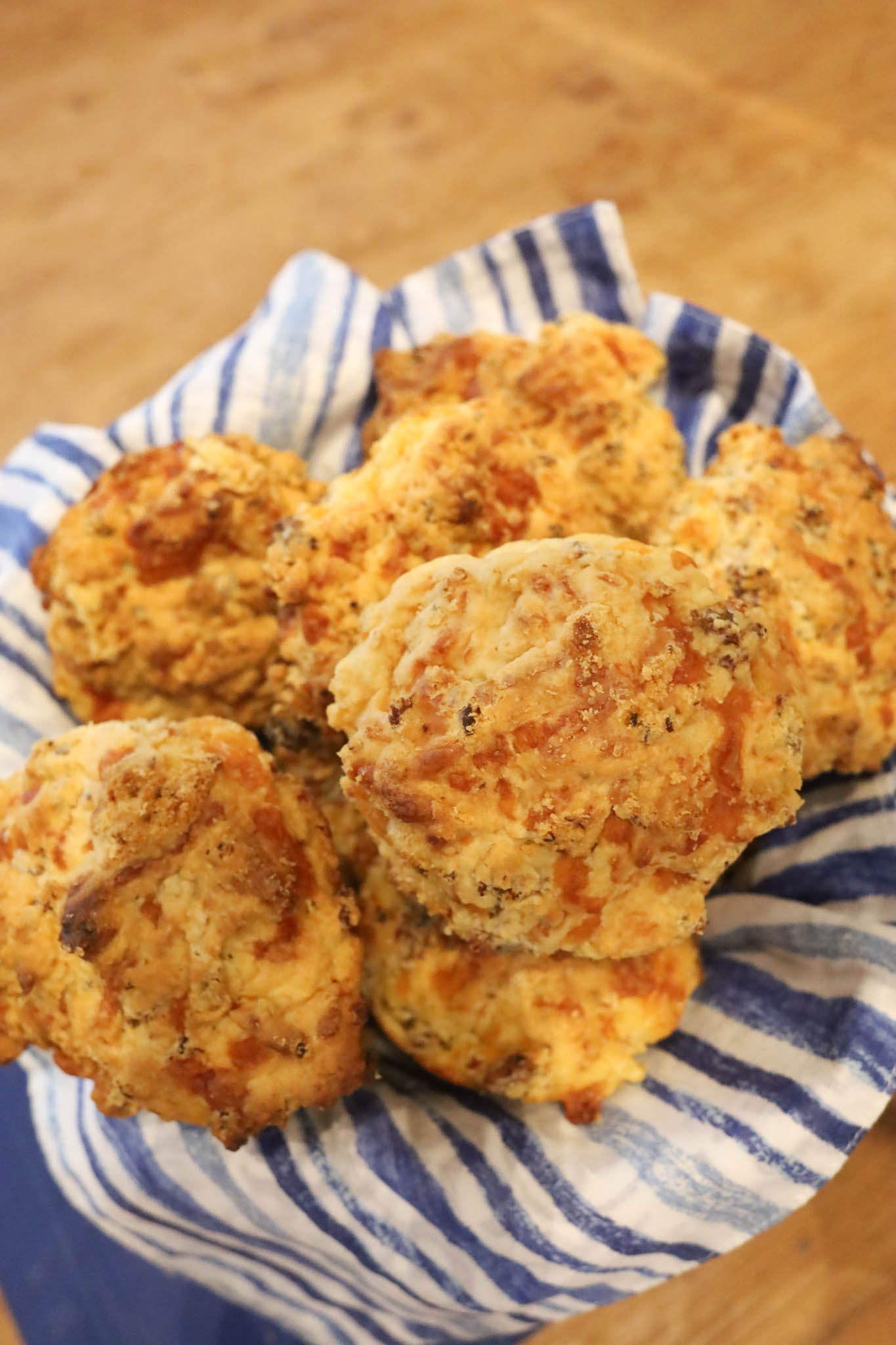 Sausage and Cheese Muffins - Sweet Kaki's