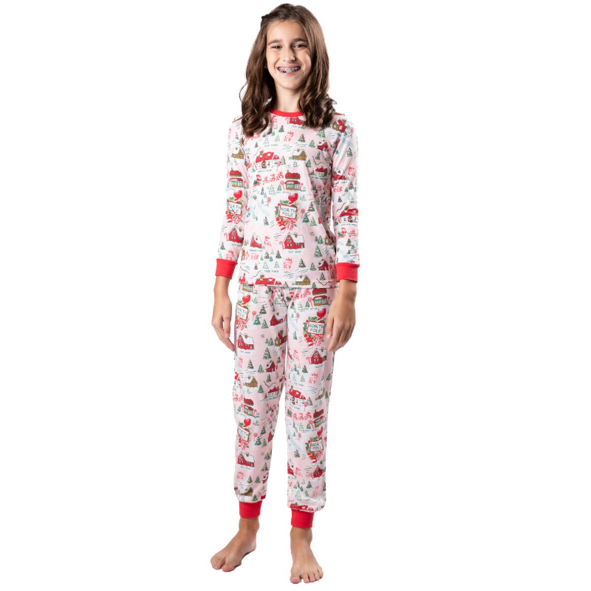 Kids Christmas Village Jammie Jogger Pant Set