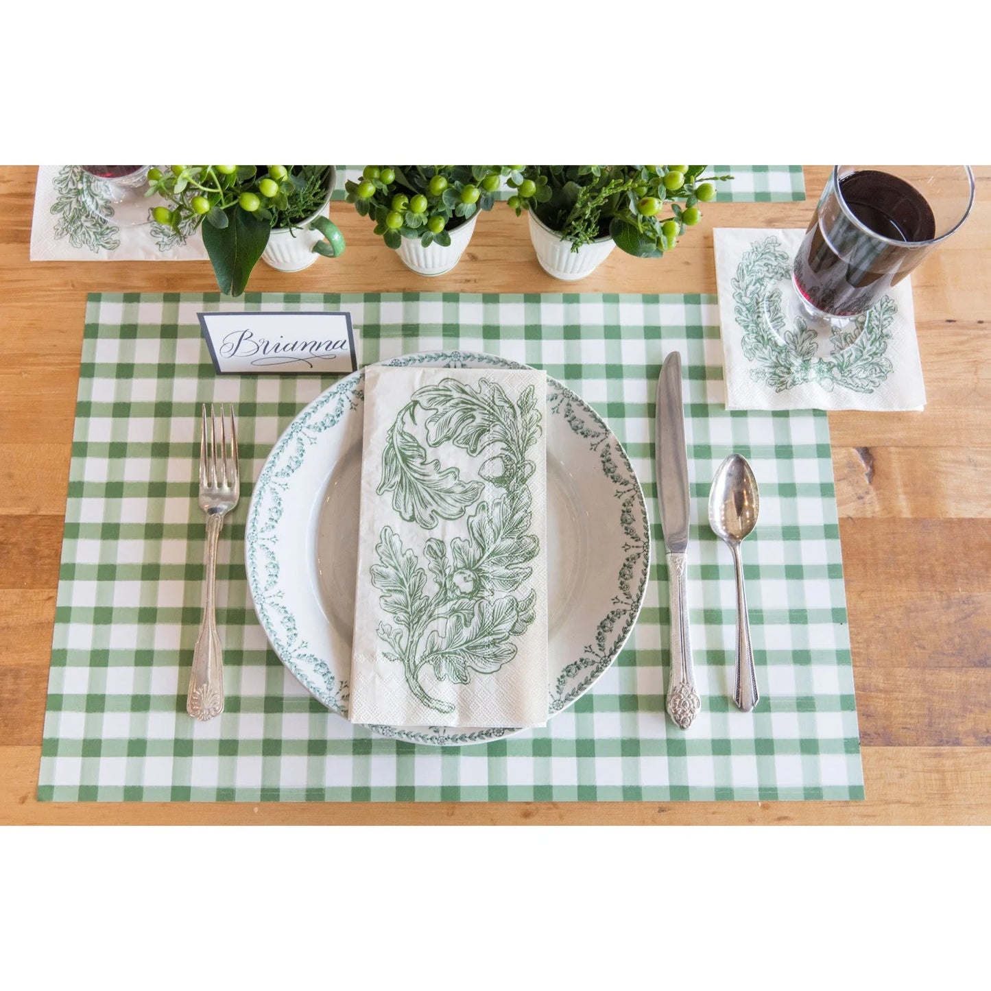 Oak Leaves Guest Napkin