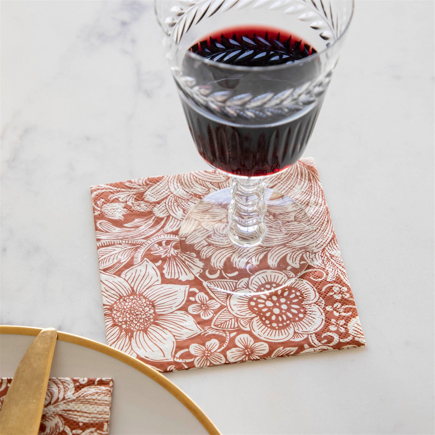 Harvest Bouquet Cocktail Napkin
