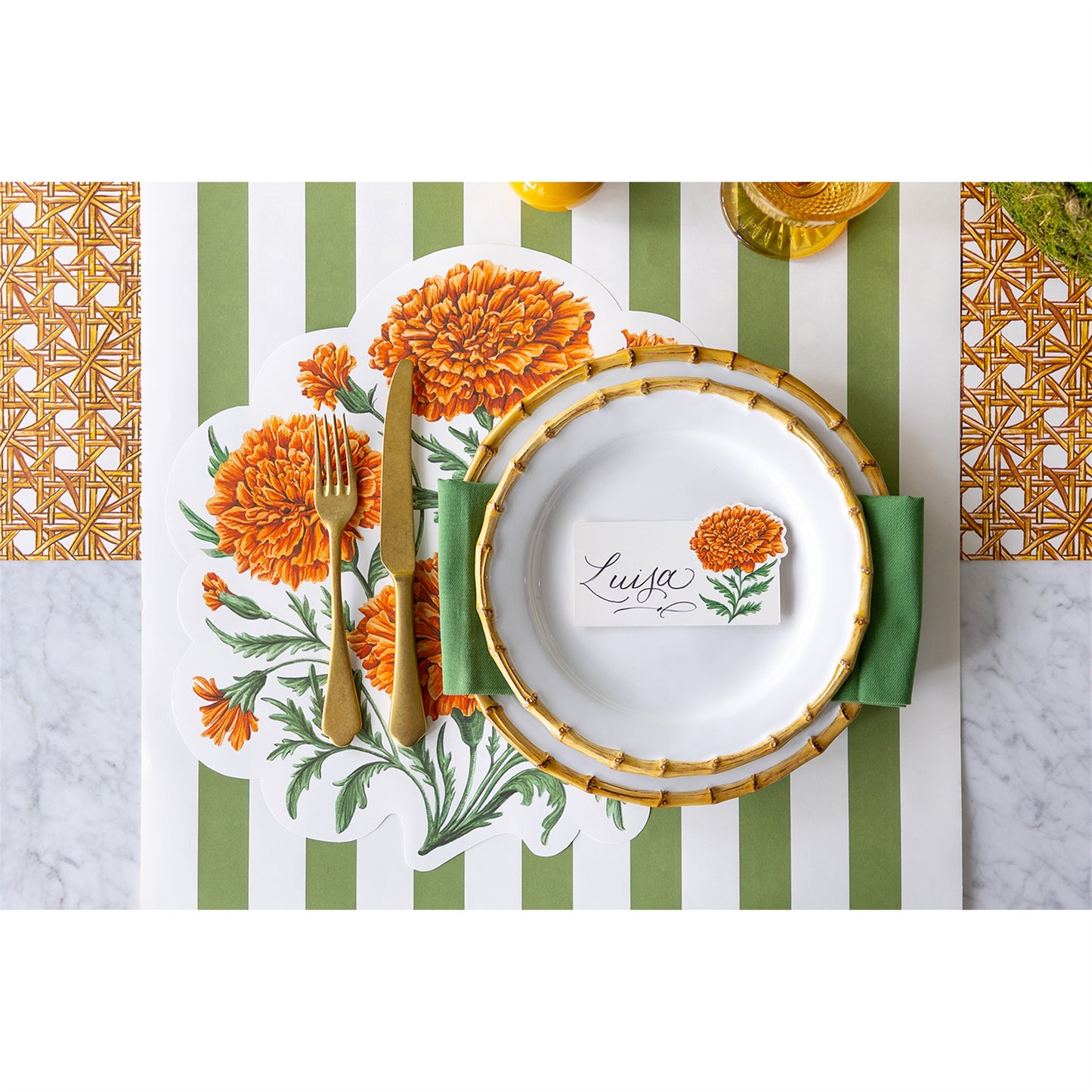 Marigold Bouquet Placemats
