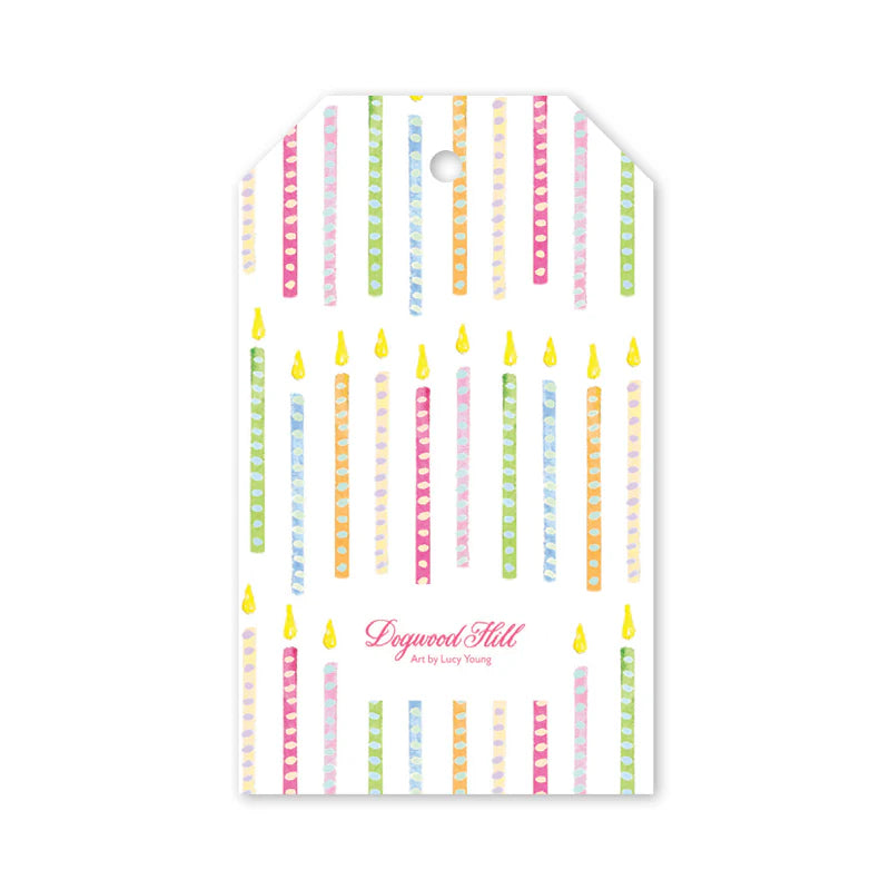 Funfetti Candles Gift Tags