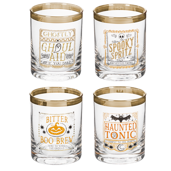 Halloween Low Ball Glasses