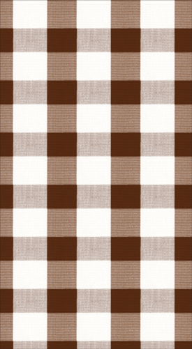 Chocolate Gingham Napkins