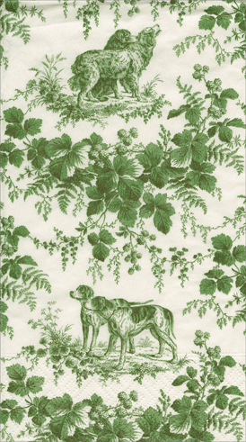 Hunting Toile Evergreen Napkins