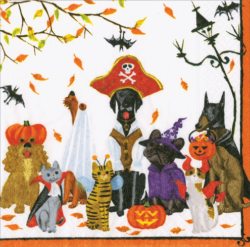 Halloween Pets Napkins