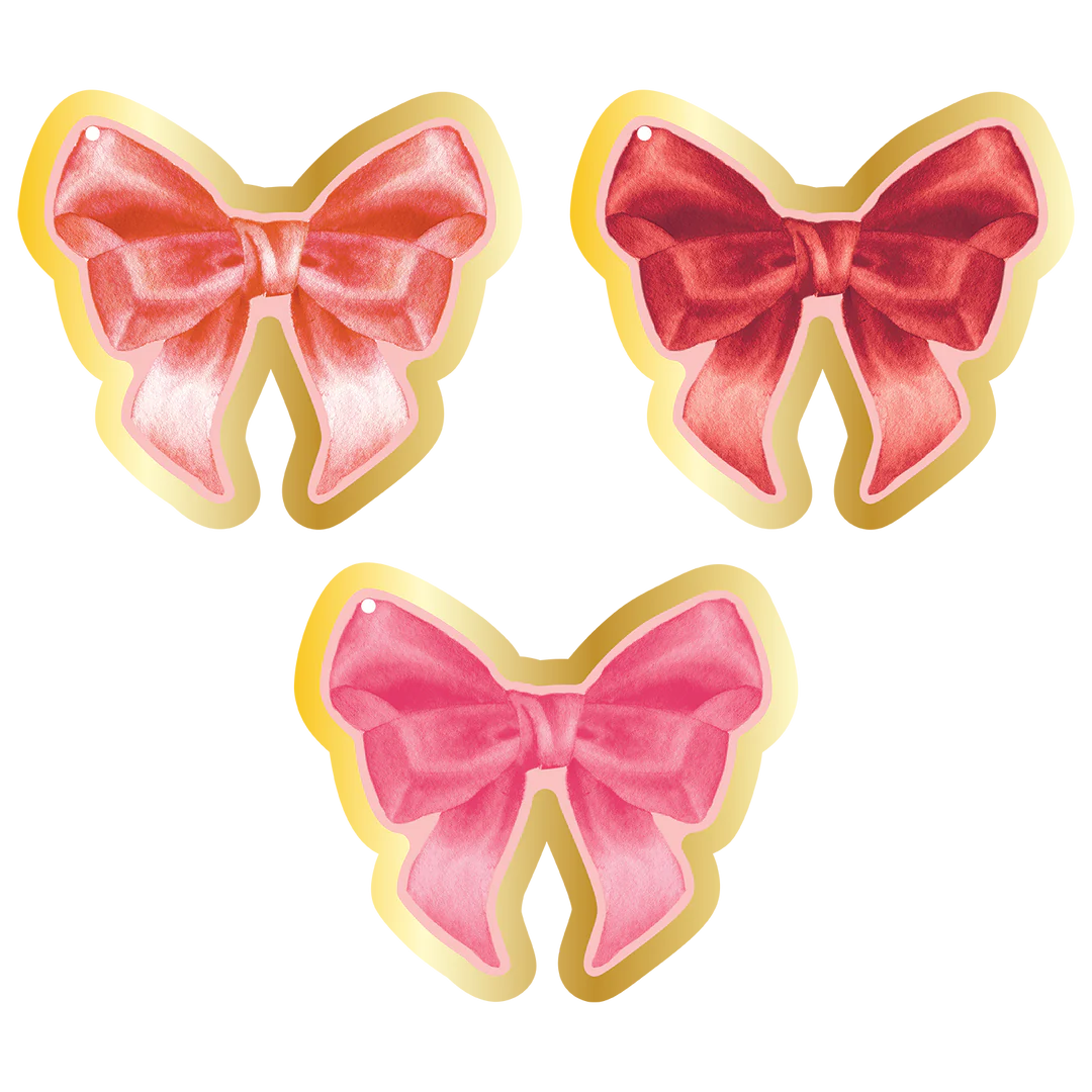 Pink Bows Paper Gift Tags