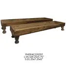 Wooden Serving Trays on Turned Legs DISPLAY