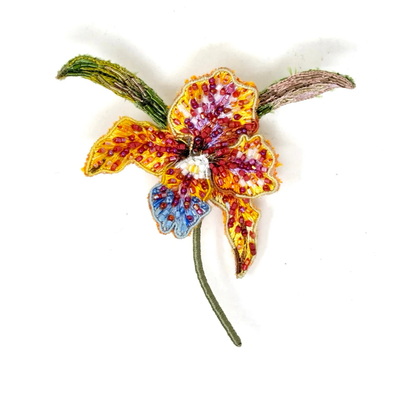 Bird of Paradise Flower Brooch Pin