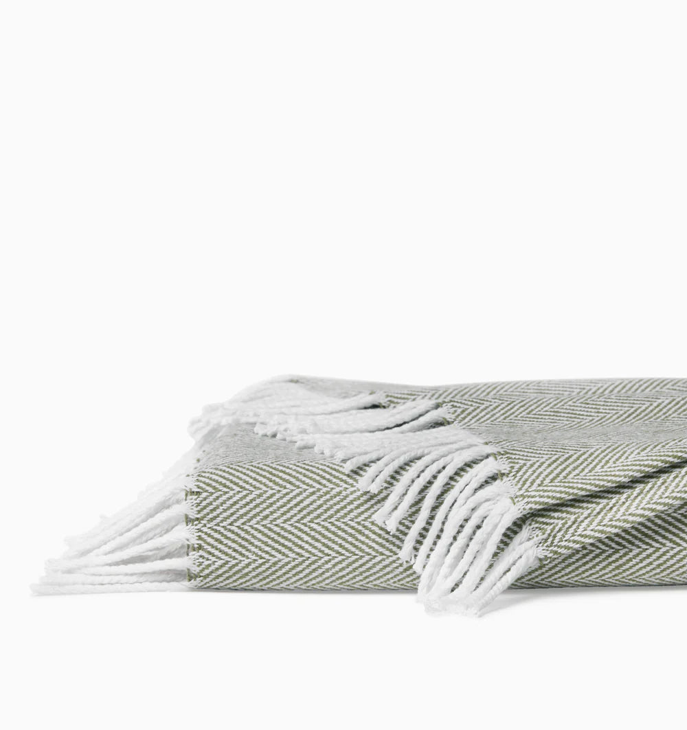 Celine Throw - White/Willow