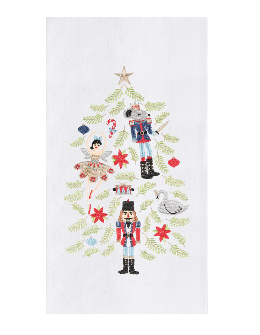 Nutcrackers Christmas Tree Towel