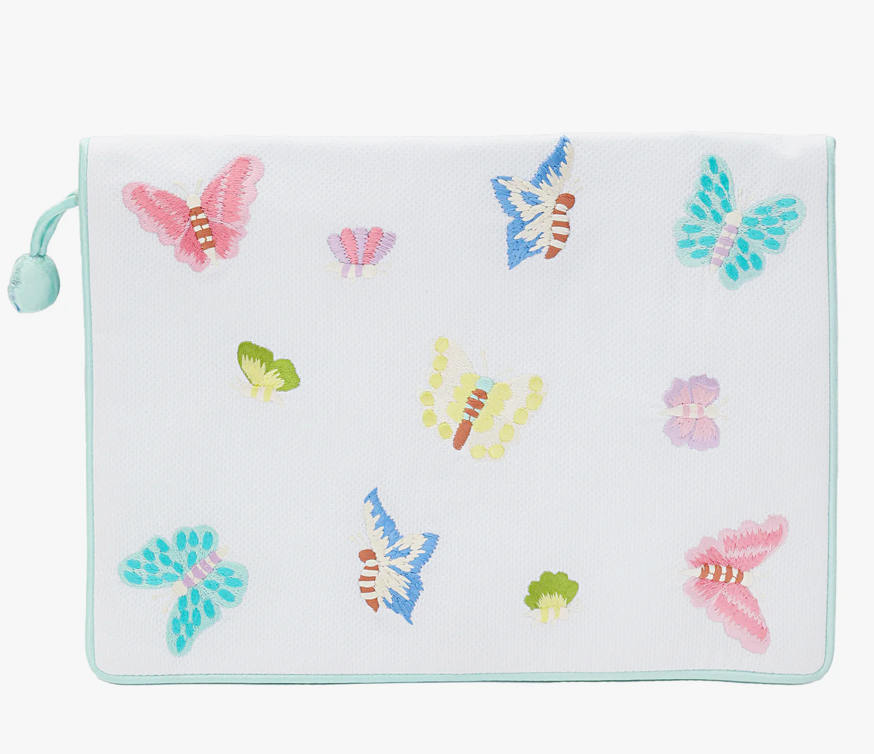 Aqua Butterfly Lingerie Envelope