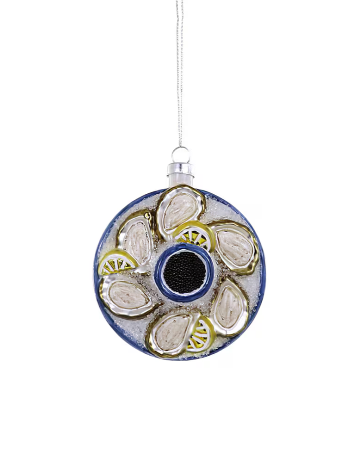 Plated Oysters Ornament