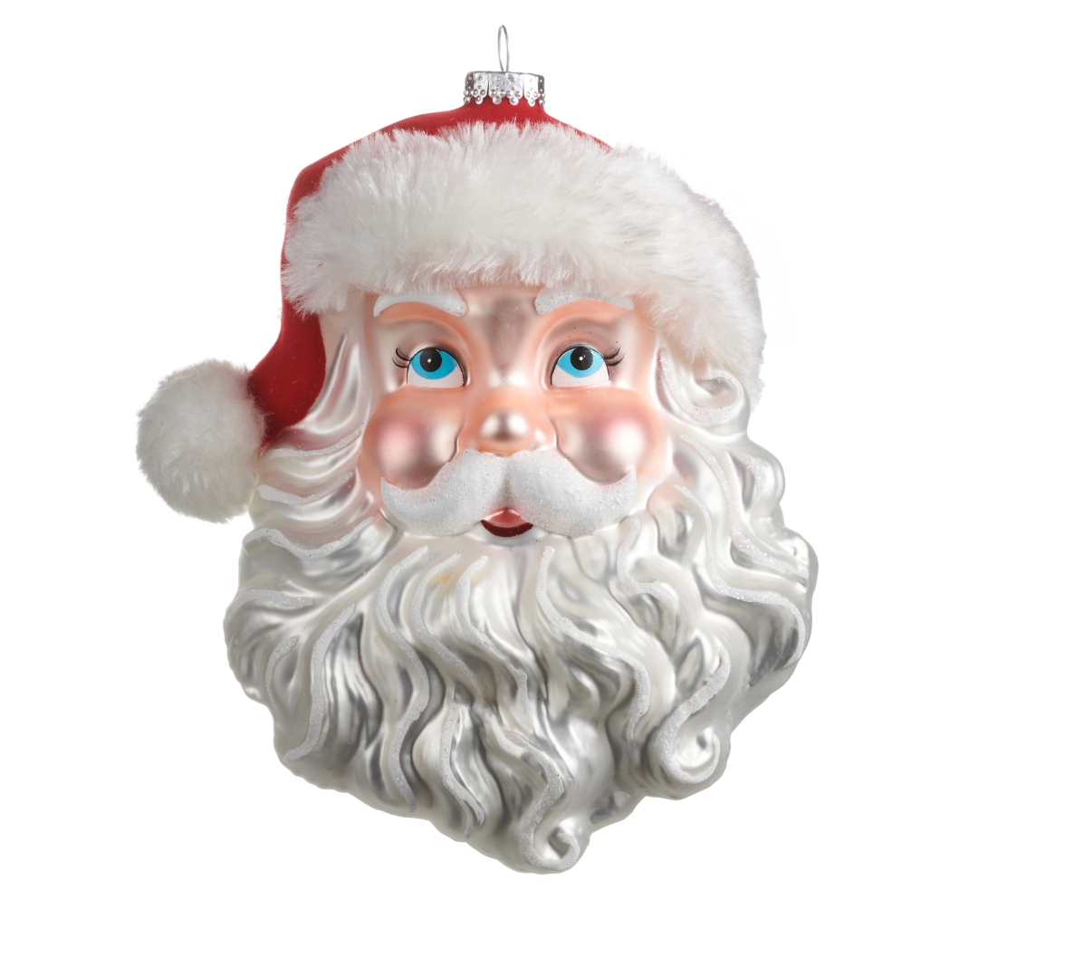 Santa Head Ornament