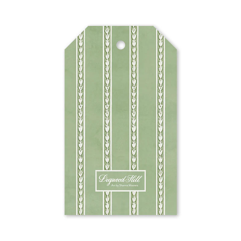 Porcelain Verte Rocking Horse Gift Tags
