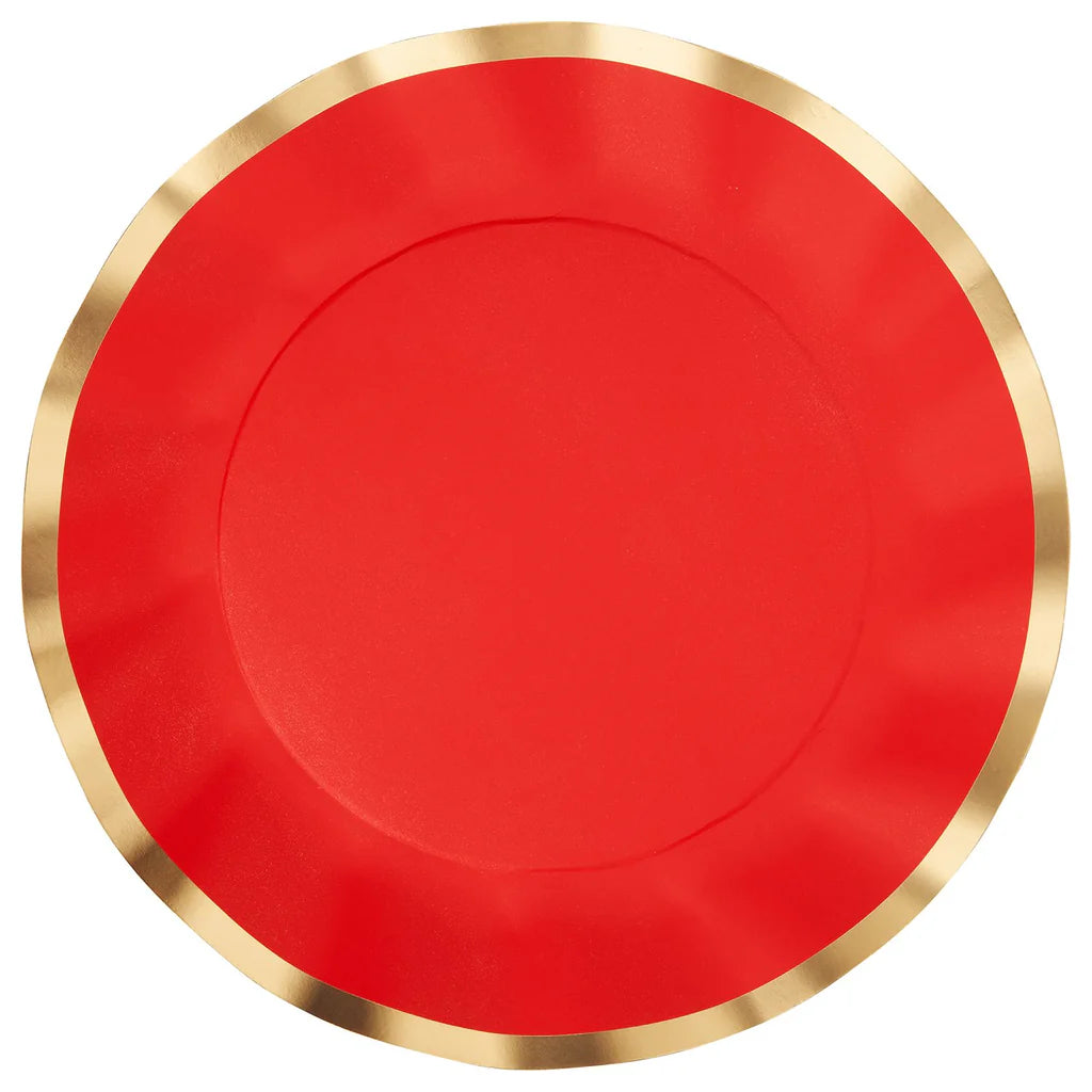Red Dinner Plate